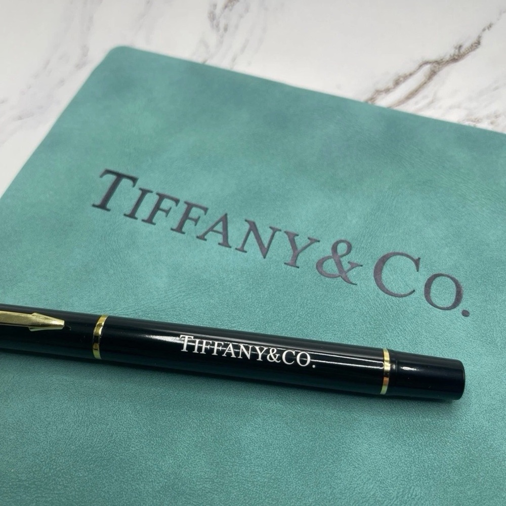 NEW Tiffany & Co. Blue Journal with Black Pen - Picture 4 of 8